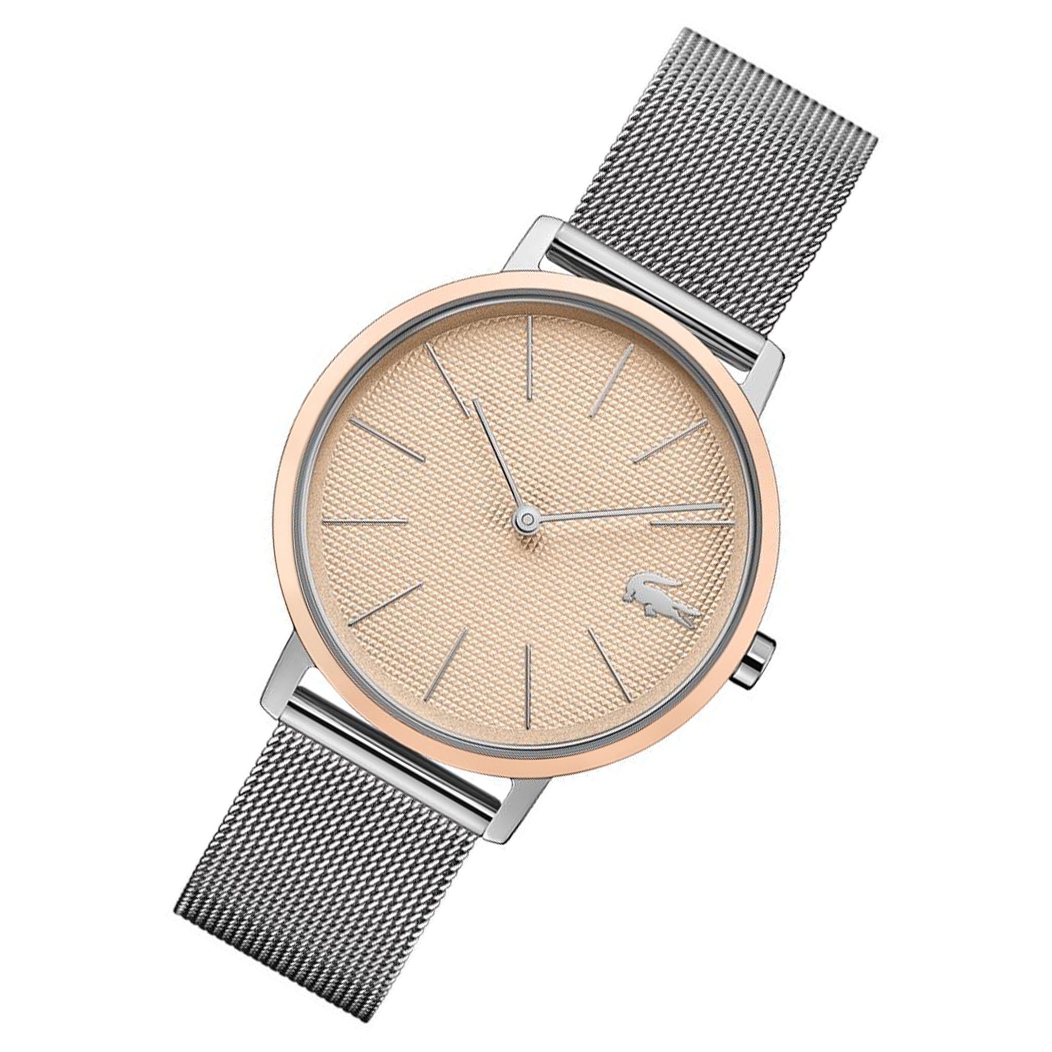 Lacoste Moon Silver Mesh Women's Watch - 2001072