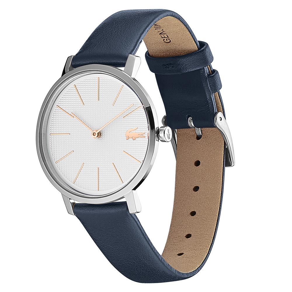 Lacoste Moon Blue Leather Women's Watch - 2001077