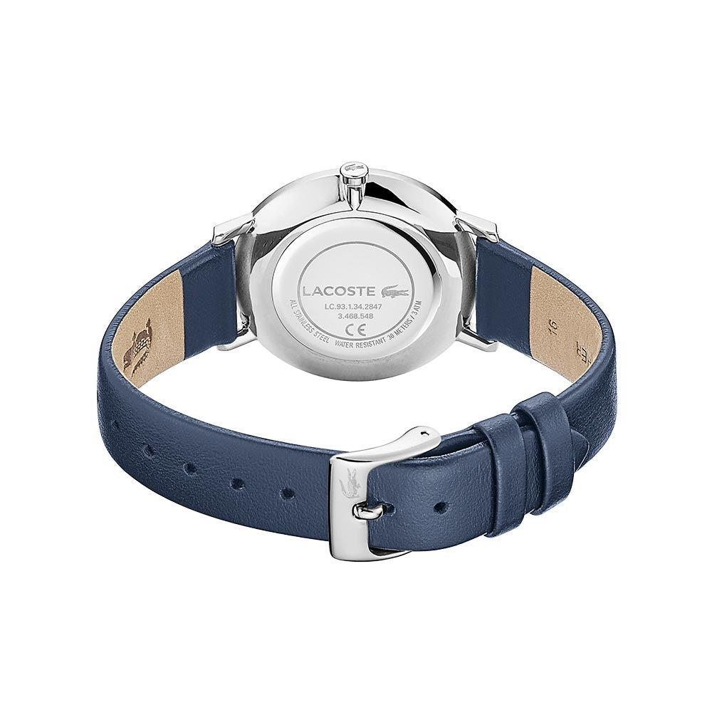 Lacoste Moon Blue Leather Women's Watch - 2001077
