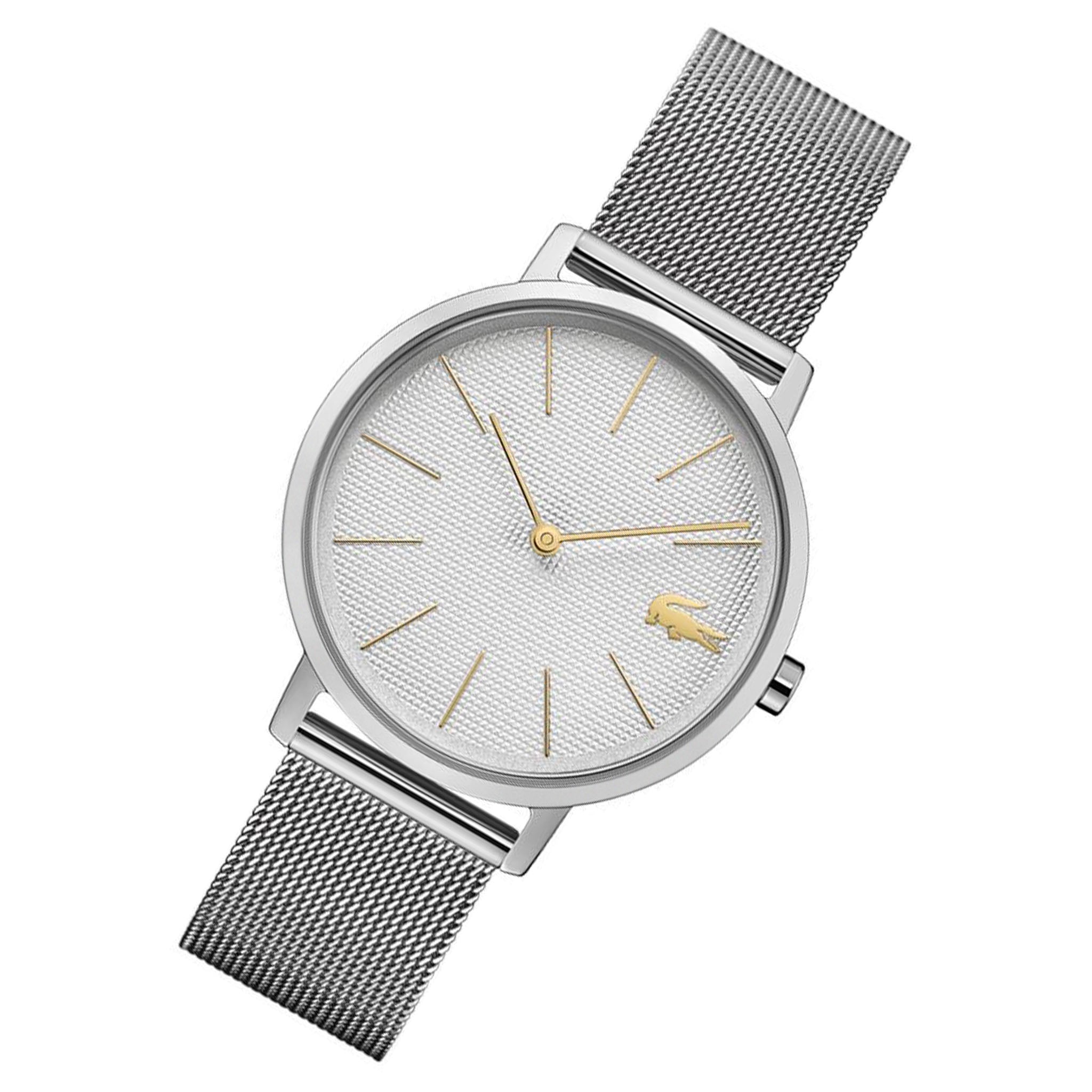 Lacoste Moon Silver Mesh Women's Watch - 2001078