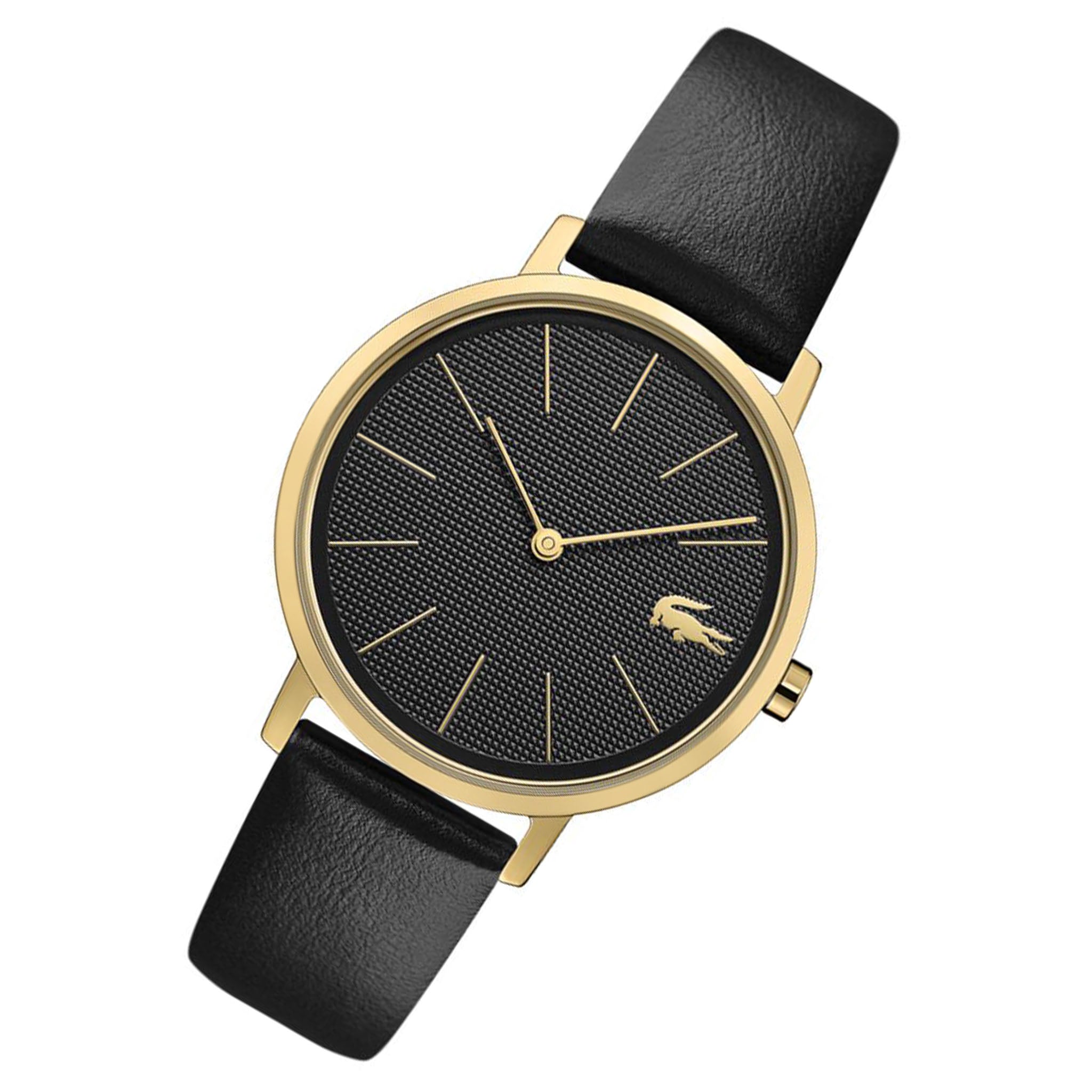 Lacoste Moon Black Leather Women's Watch - 2001079