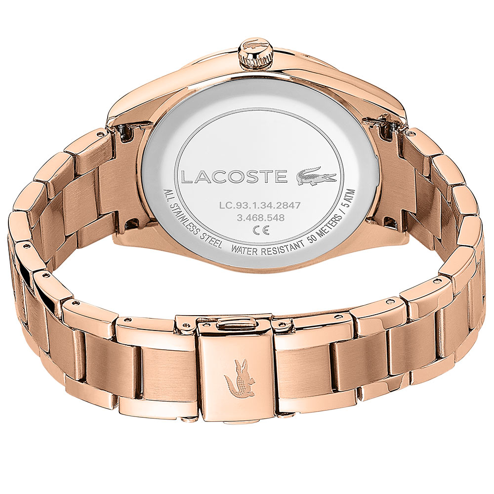 Lacoste Parisienne Carnation Gold Steel Ladies Watch - 2001084