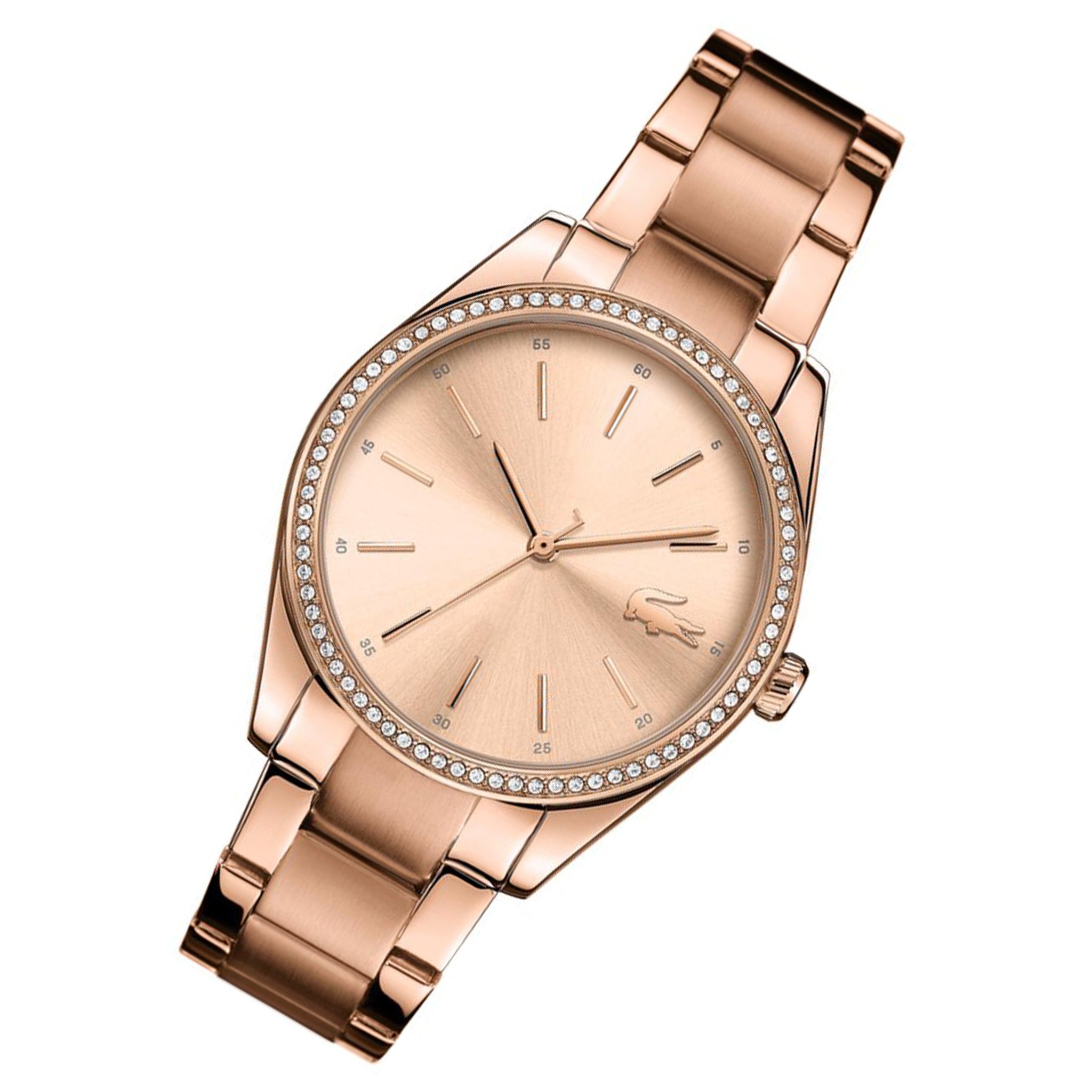 Lacoste Parisienne Carnation Gold Steel Ladies Watch - 2001084