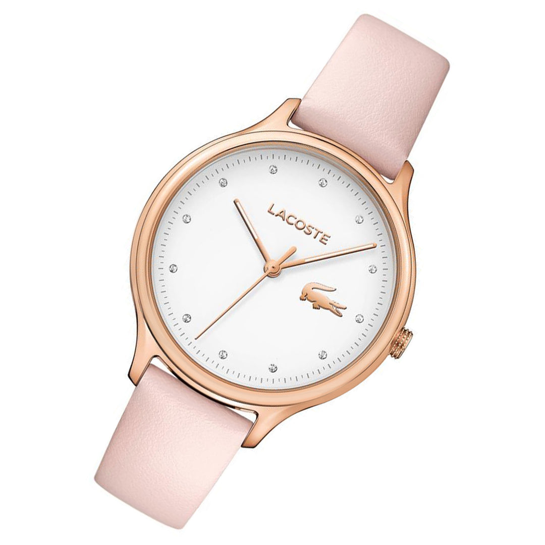 Lacoste Constance Pink Leather Women's Watch - 2001087