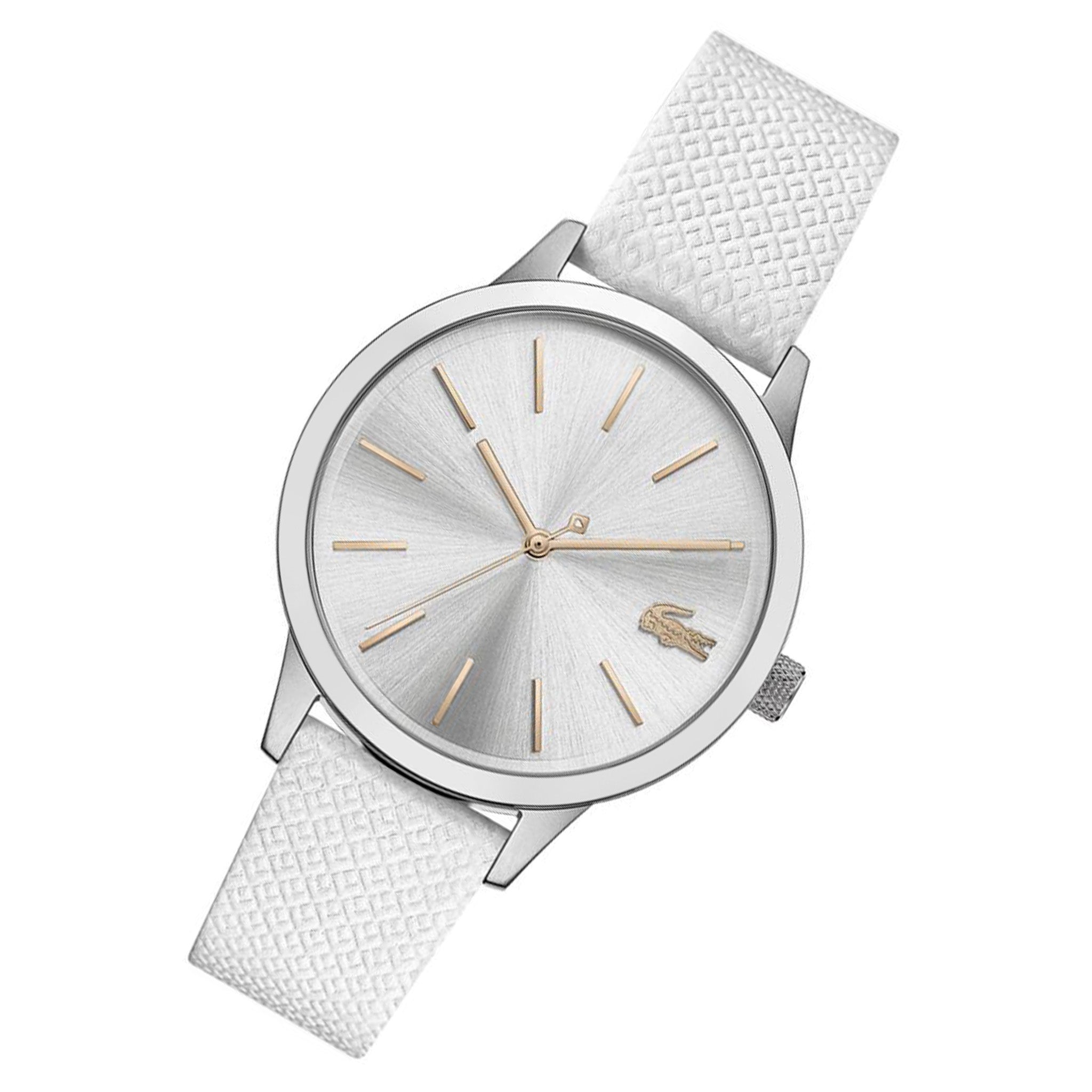 Lacoste 12.12 White Leather Ladies Watch - 2001089