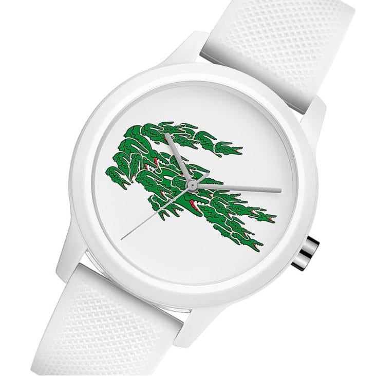 Lacoste 12.12 White Silicone Ladies Watch - 2001097