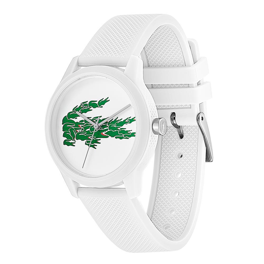 Lacoste 12.12 White Silicone Ladies Watch - 2001097