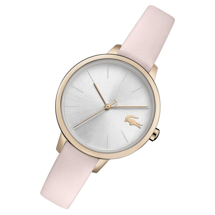 Lacoste Cannes Pink Leather Ladies Watch - 2001101