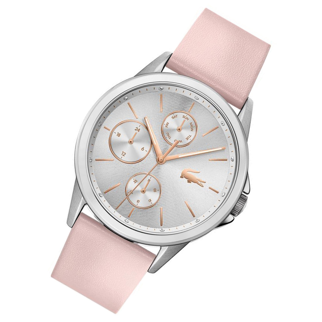 Lacoste Florence Pink Leather Women's Multi-function Watch - 2001108
