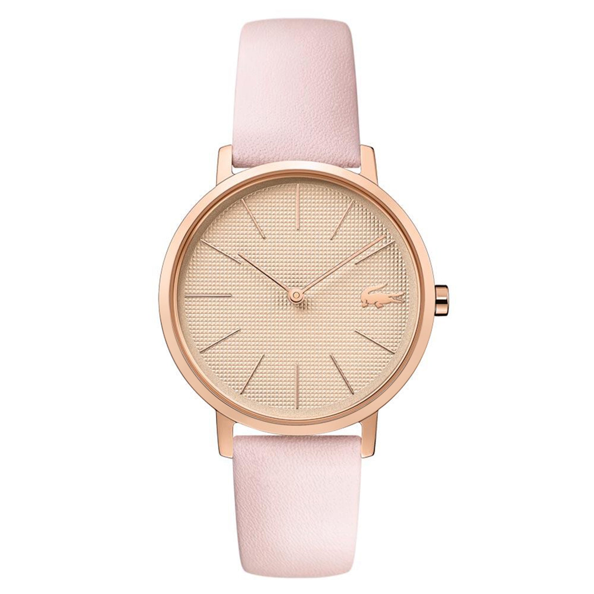 Lacoste Moon Pink Leather Women's Watch - 2001113