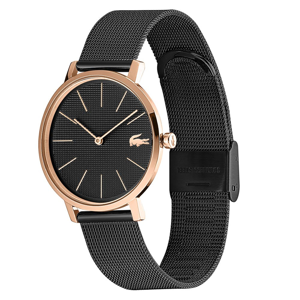 Lacoste Moon Black Mesh Women's Watch - 2001115