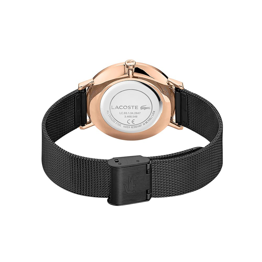 Lacoste Moon Black Mesh Women's Watch - 2001115