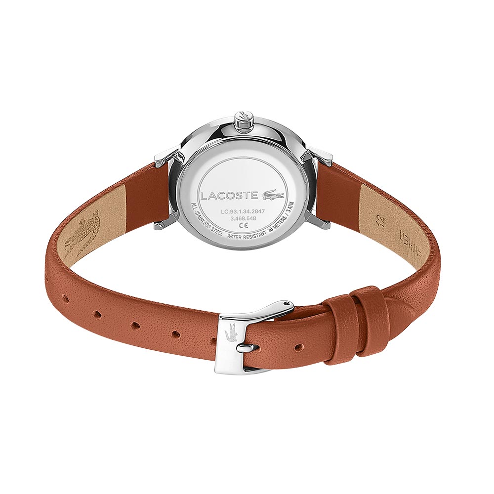 Lacoste Moon Brown Leather Women's Watch - 2001118