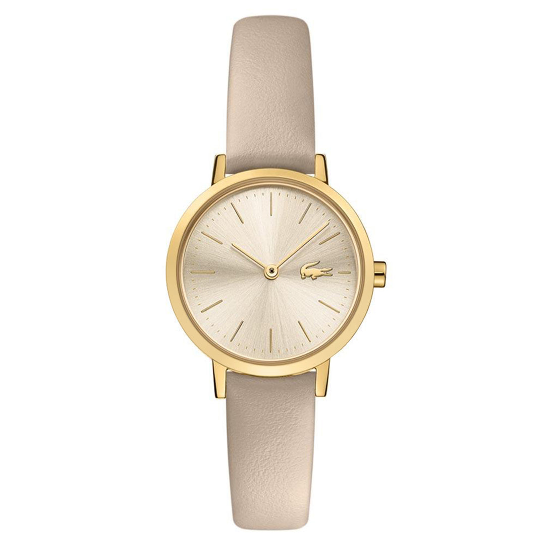 Lacoste Moon Taupe Leather Women's Watch - 2001119