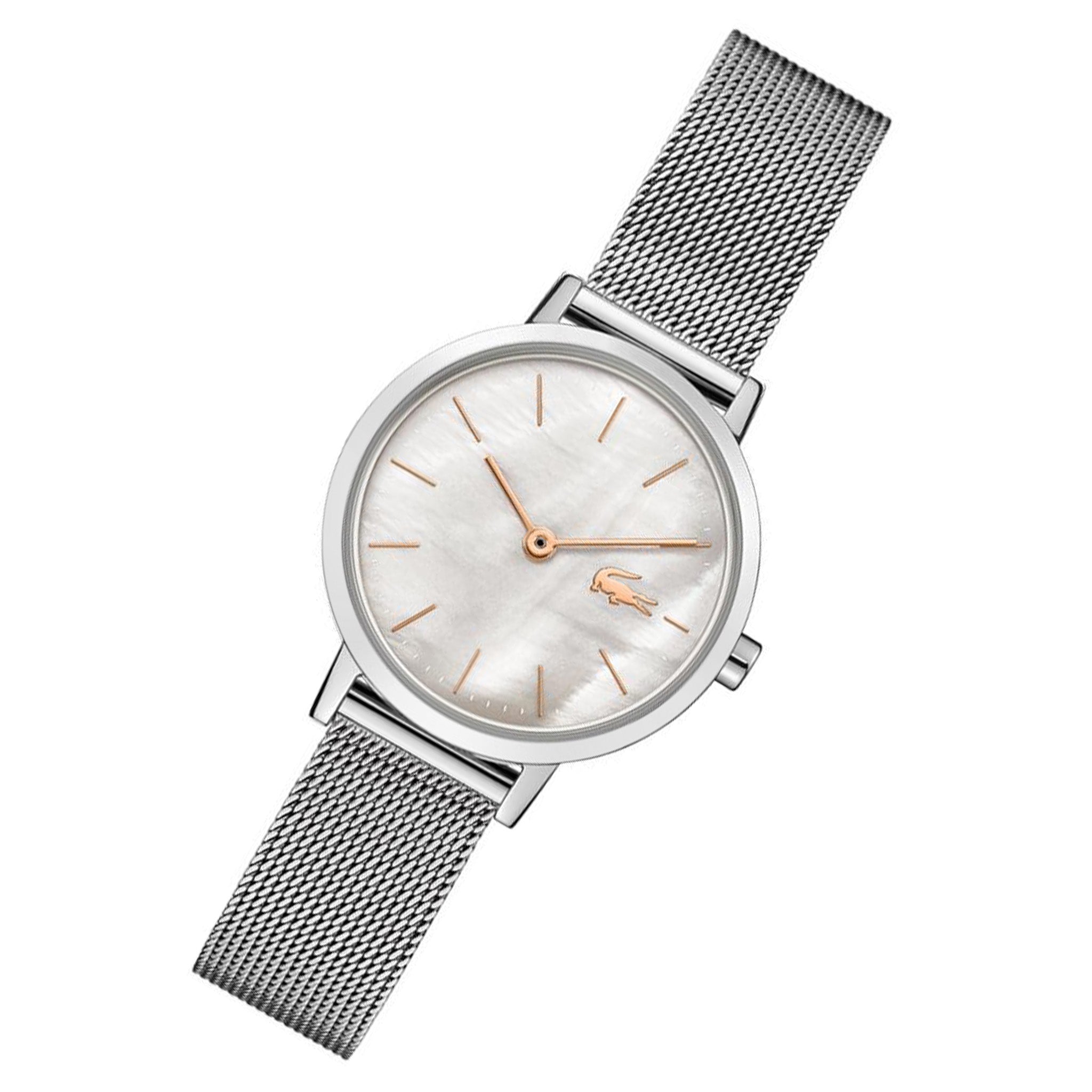 Lacoste Moon Silver Mesh Women's Watch - 2001121