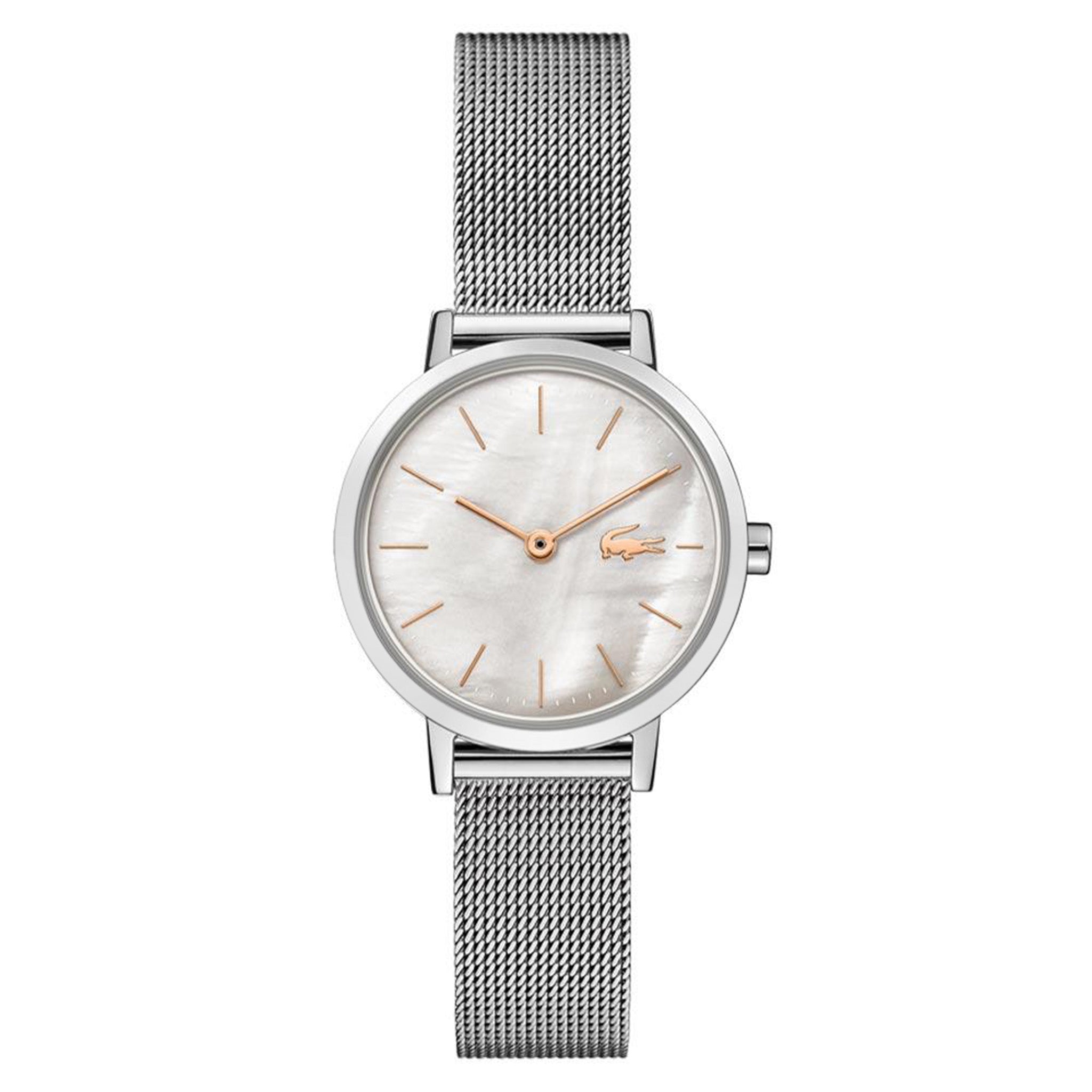 Lacoste Moon Silver Mesh Women's Watch - 2001121