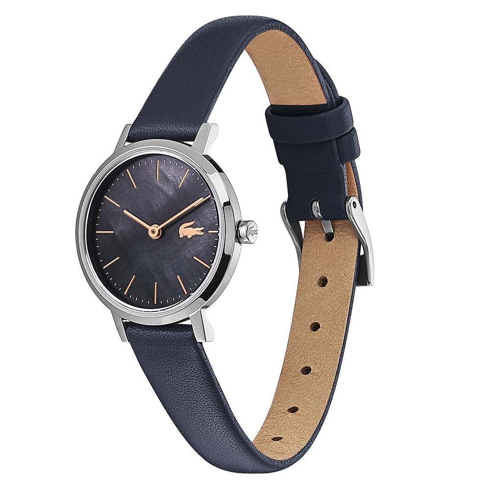 Lacoste Moon Navy Leather Women's Watch - 2001122