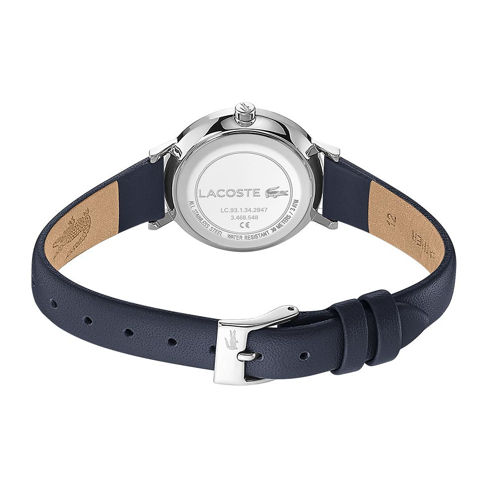 Lacoste Moon Navy Leather Women's Watch - 2001122