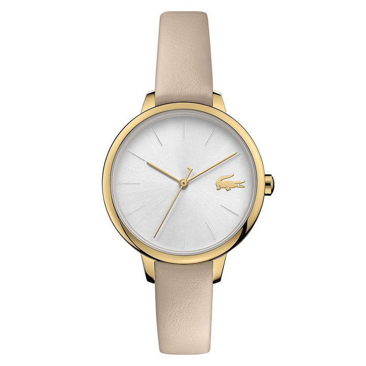 Lacoste Cannes Taupe Leather Women's Watch - 2001126