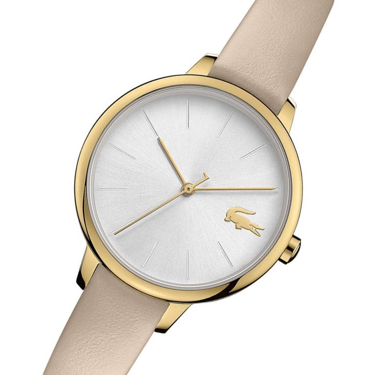 Lacoste Cannes Taupe Leather Women's Watch - 2001126