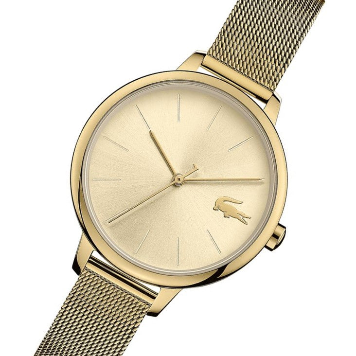 Lacoste Cannes Gold Mesh Women's Watch - 2001128