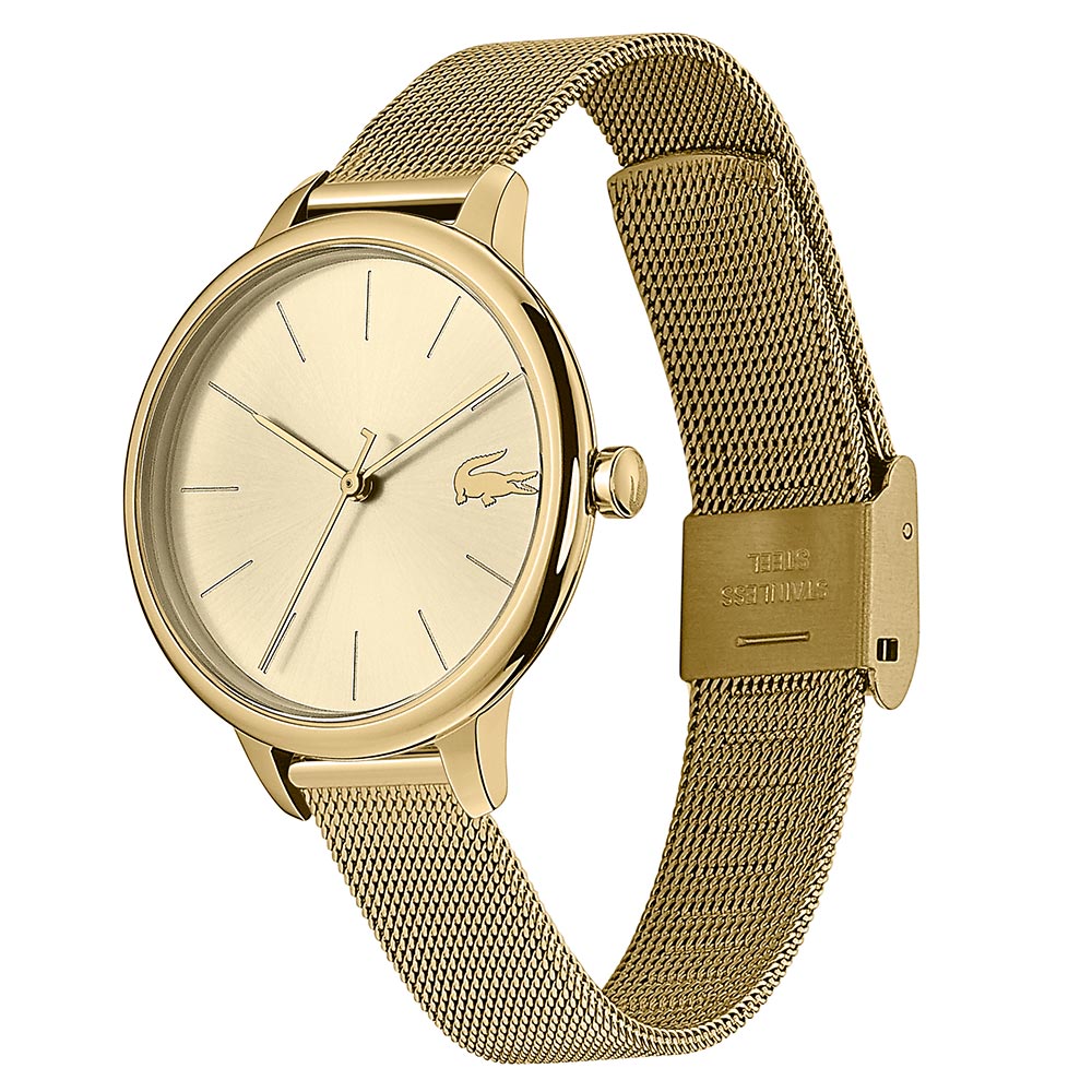 Lacoste Cannes Gold Mesh Women's Watch - 2001128