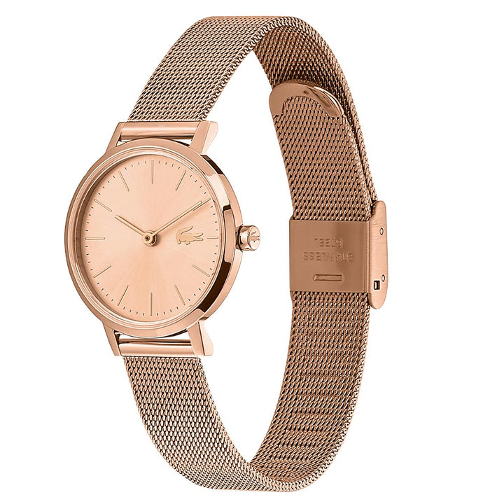 Lacoste Moon Ionic Rose Gold Mesh Women's Watch - 2001137