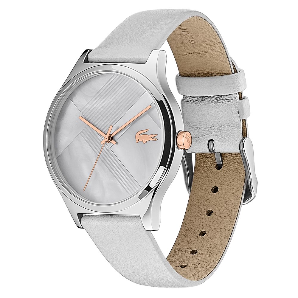 Lacoste Nikita Grey Leather Women's Watch - 2001146