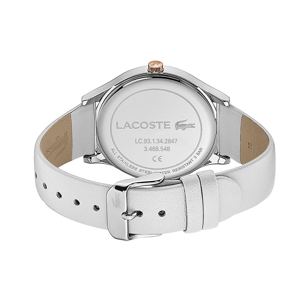 Lacoste Nikita Grey Leather Women's Watch - 2001146