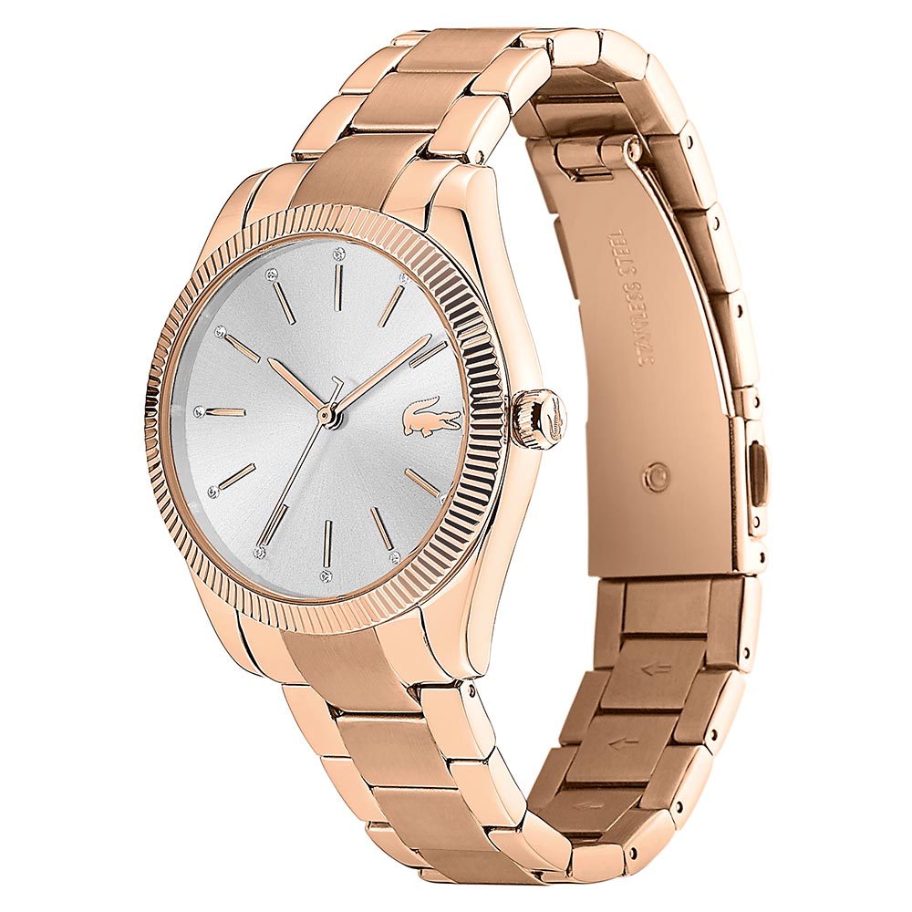 Lacoste Parisienne Carnation Gold Steel Women's Watch - 2001160