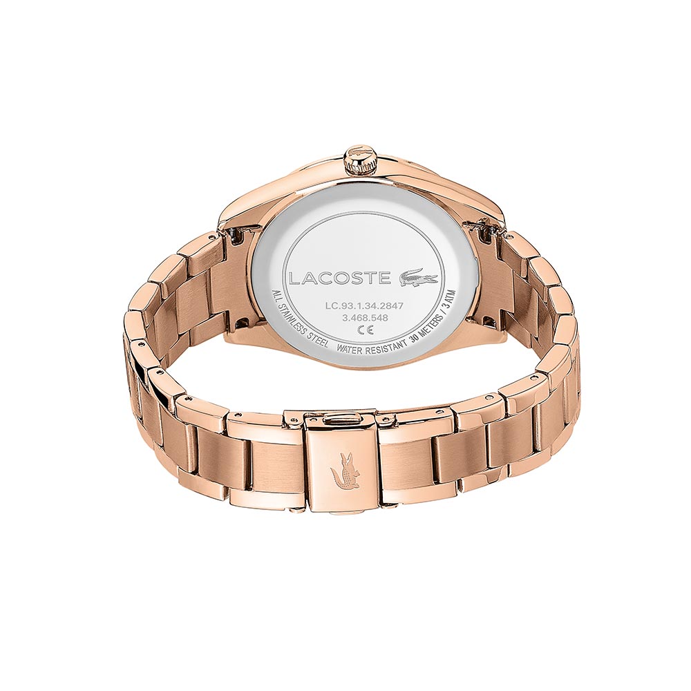 Lacoste Parisienne Carnation Gold Steel Women's Watch - 2001160