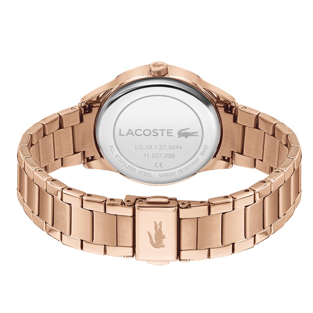Lacoste Ladycroc Carnation Gold Steel Women's Watch - 2001172