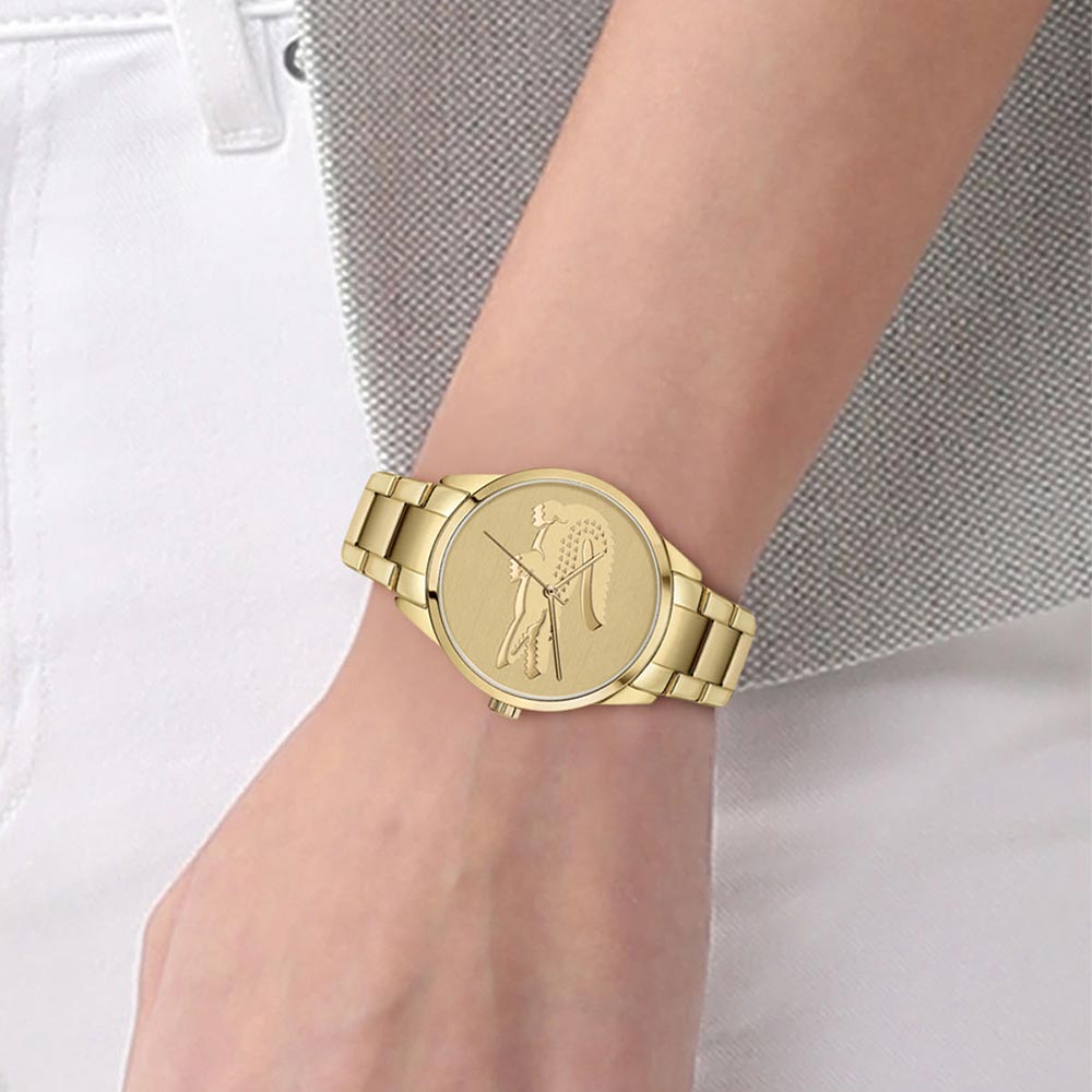 Lacoste Ladycroc Gold Steel Women's Watch - 2001175
