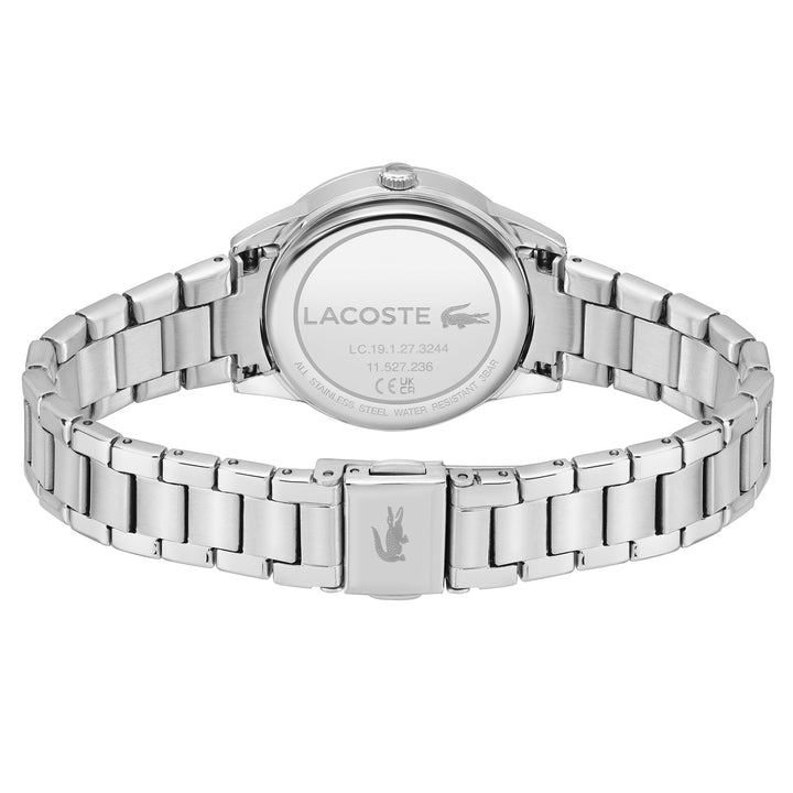 Lacoste Stainless Steel Grey Mother of Pearl Dial Women's Watch - 2001214