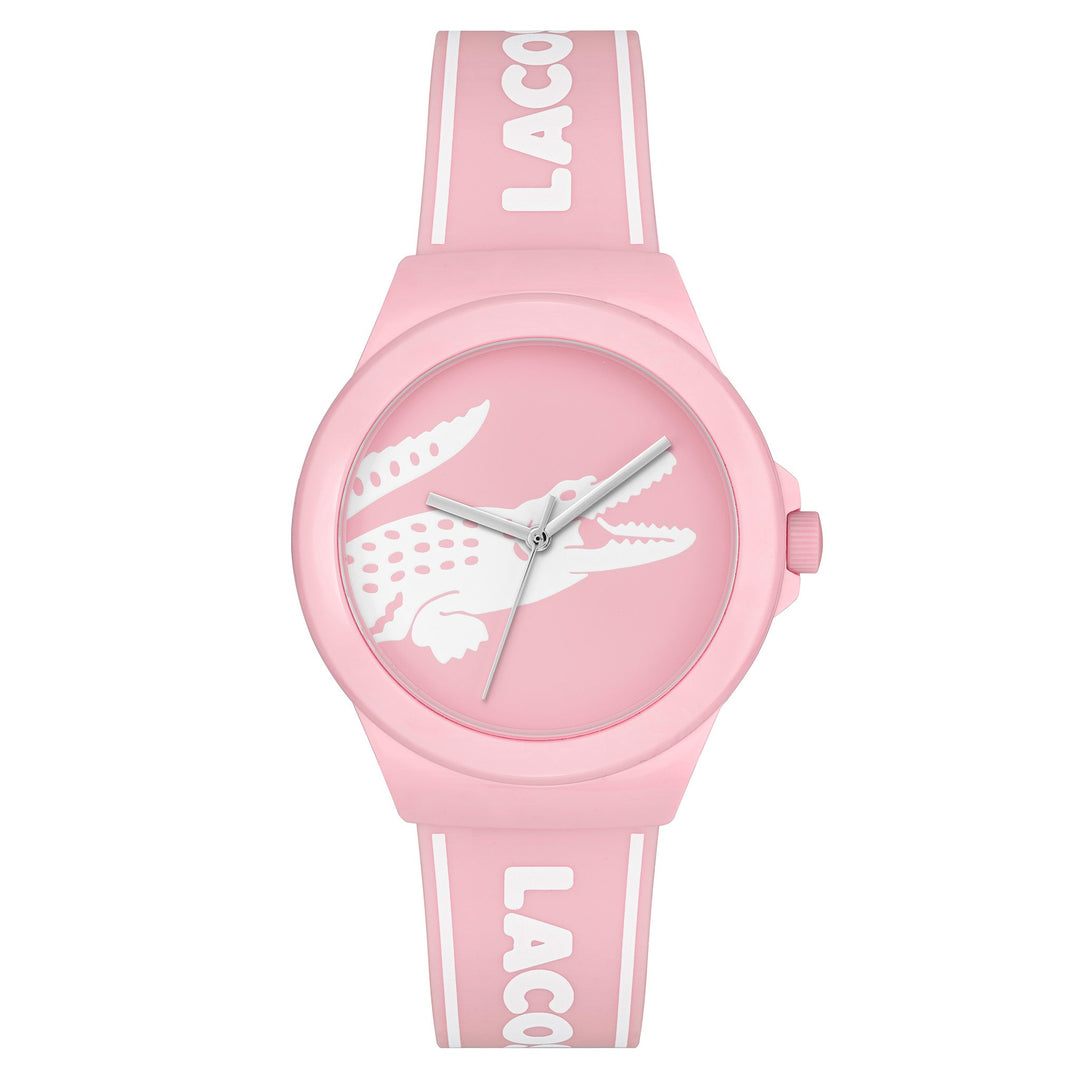 Lacoste White & Pink Silicone Pink Dial Women's Watch - 2001218