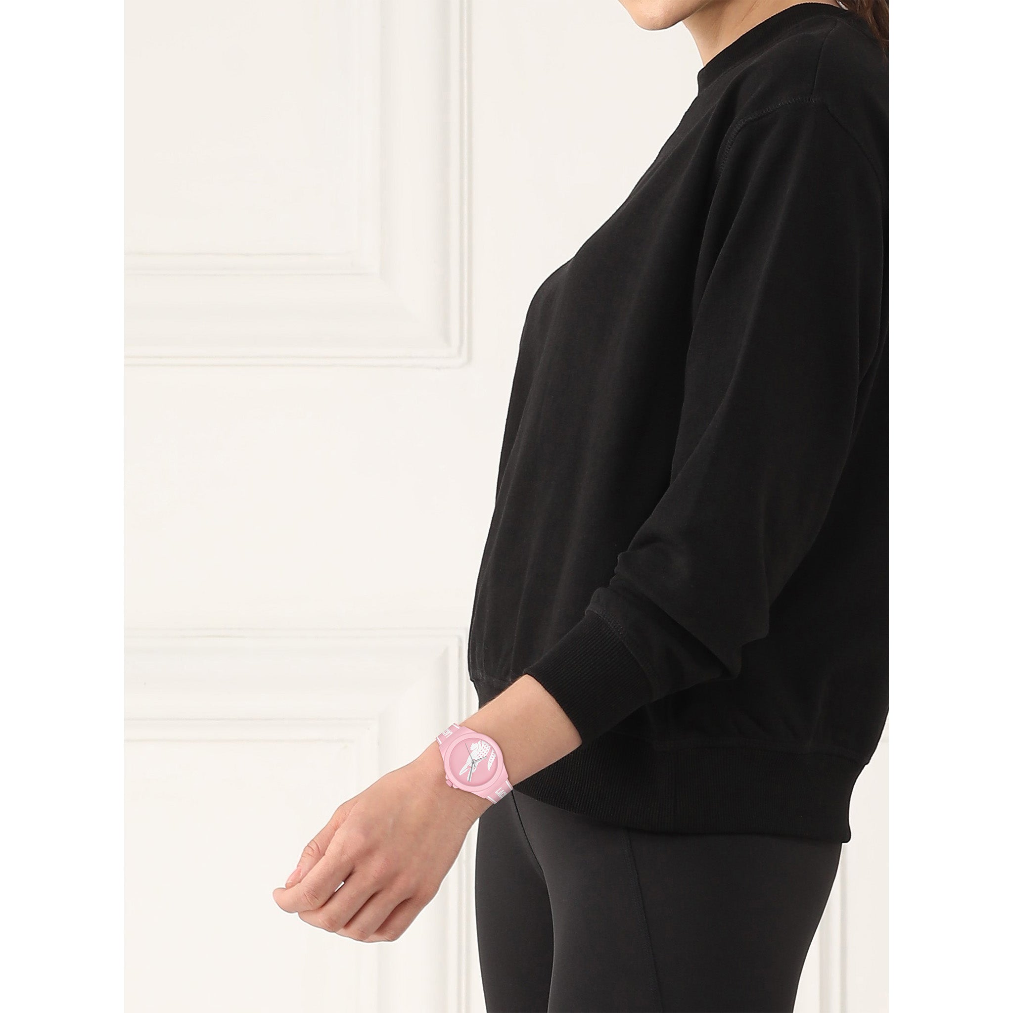 Lacoste White & Pink Silicone Band Pink Dial Women's Watch - 2001218