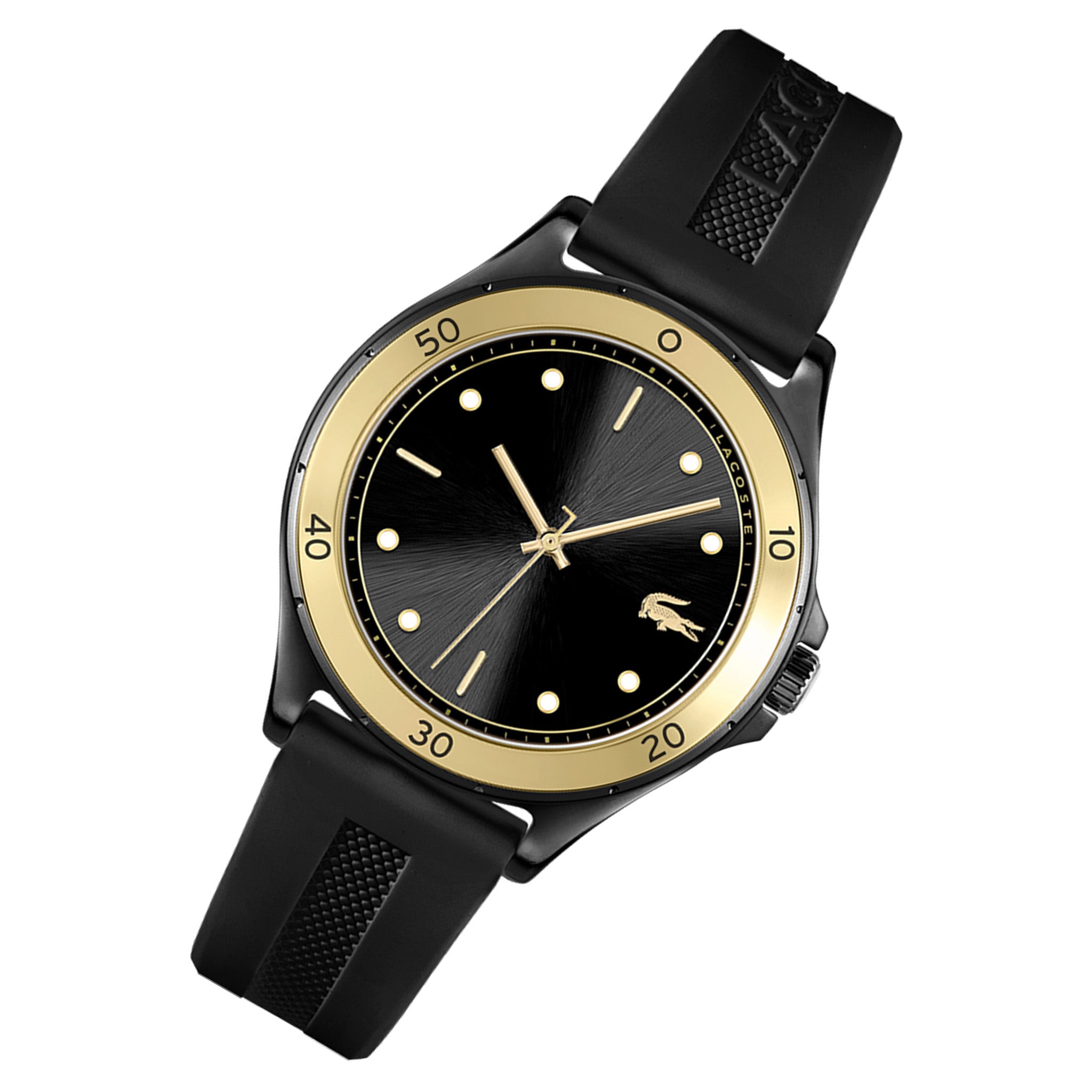 Lacoste Swing Black Silicone Women's Watch - 2001223