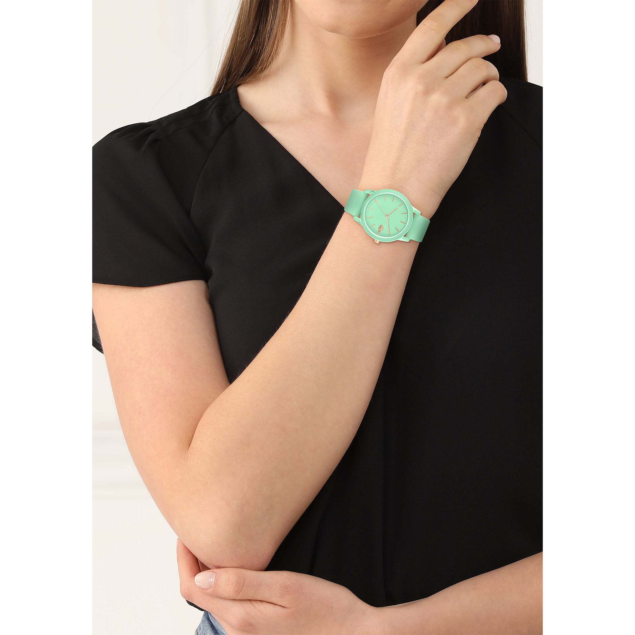 Lacoste Green Silicone Women's Watch - 2001227