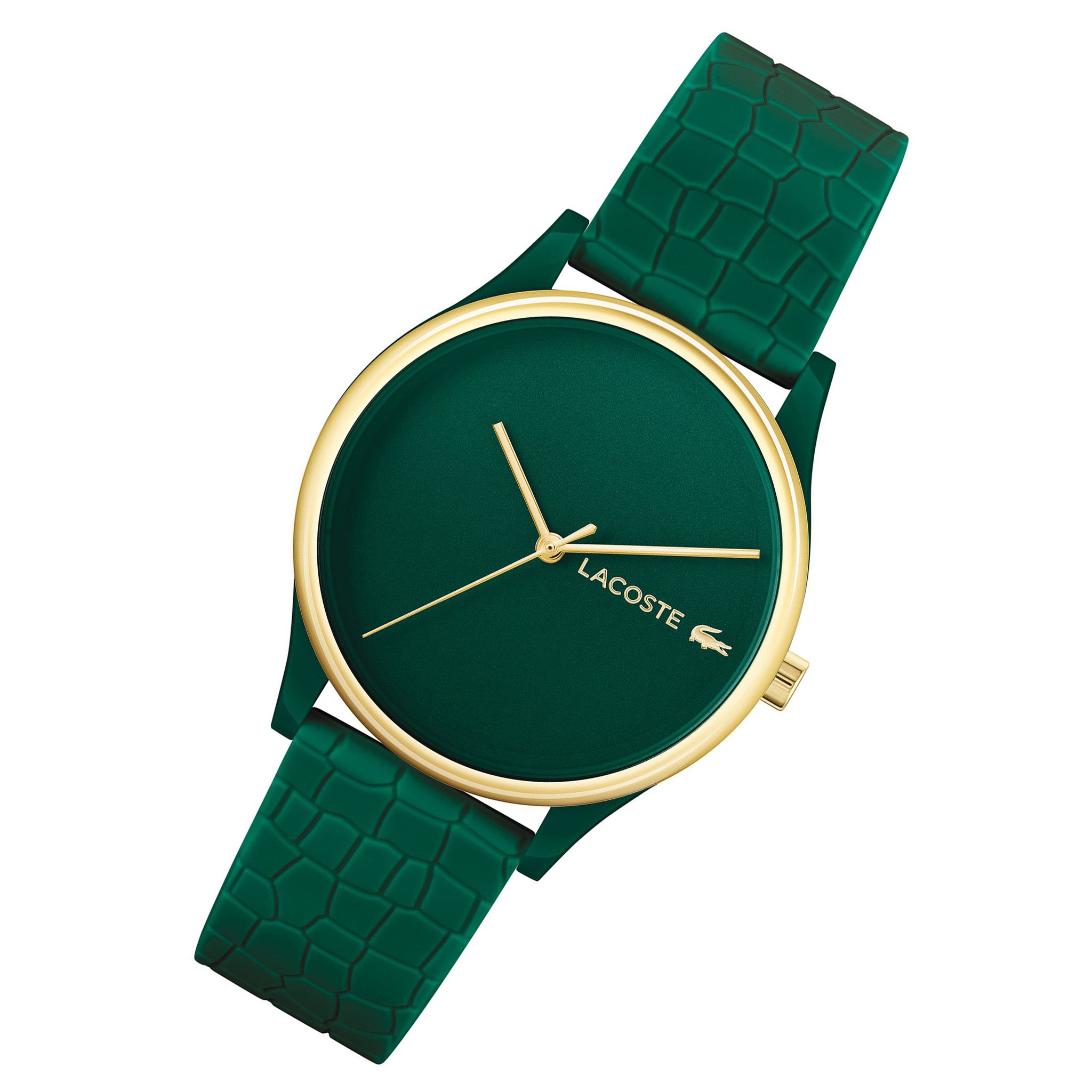 Lacoste Crocodelle Green Silicone Women's Watch - 2001247