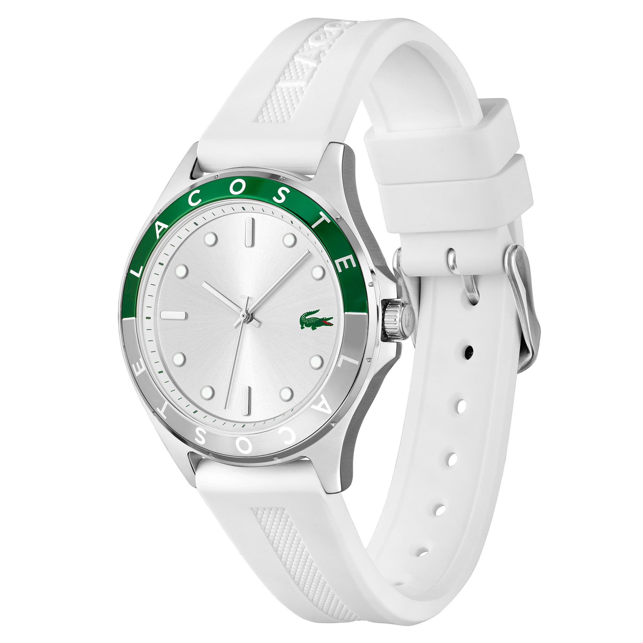 Lacoste Swing White Silicone Women's Watch - 2001265