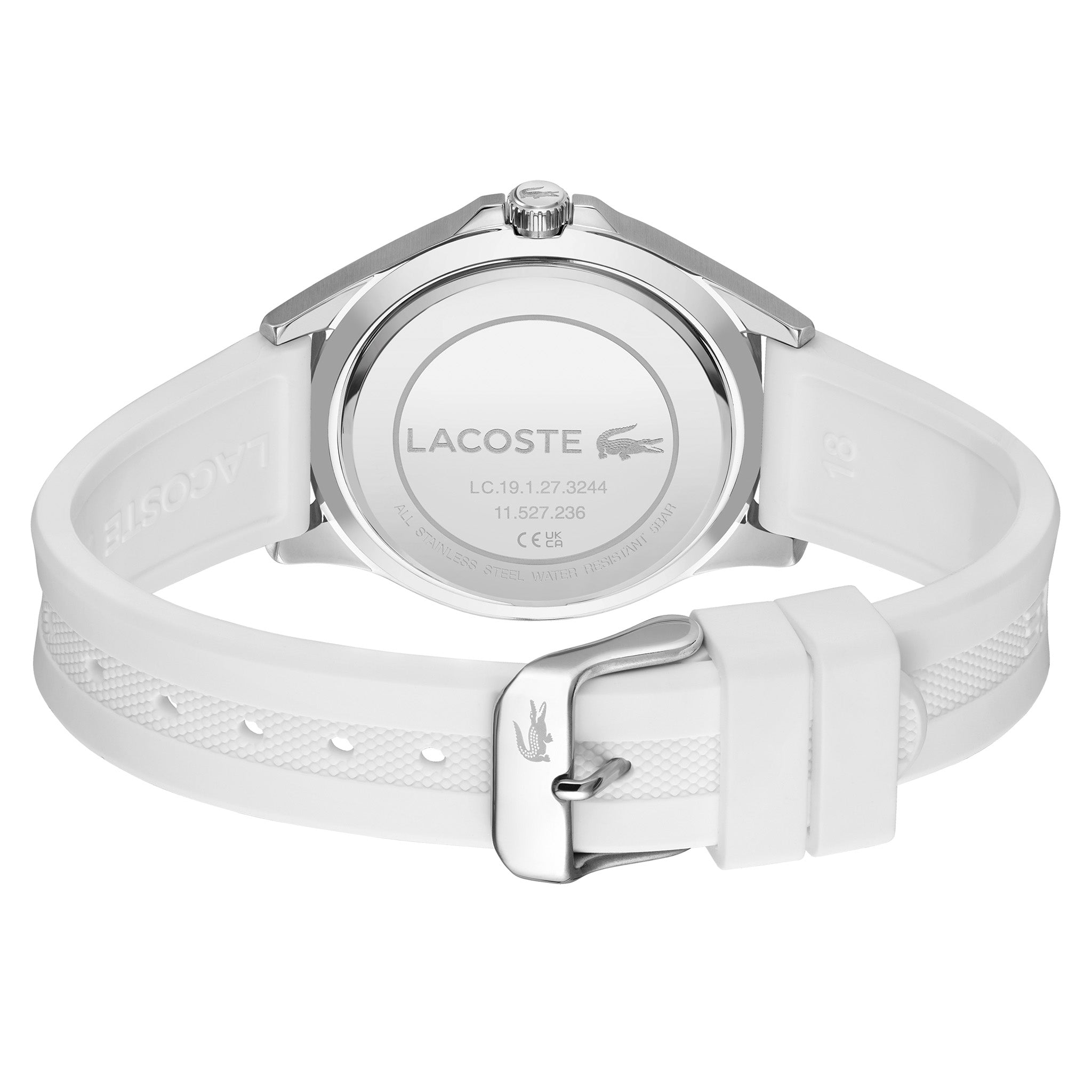 Lacoste Swing White Silicone Women's Watch - 2001265