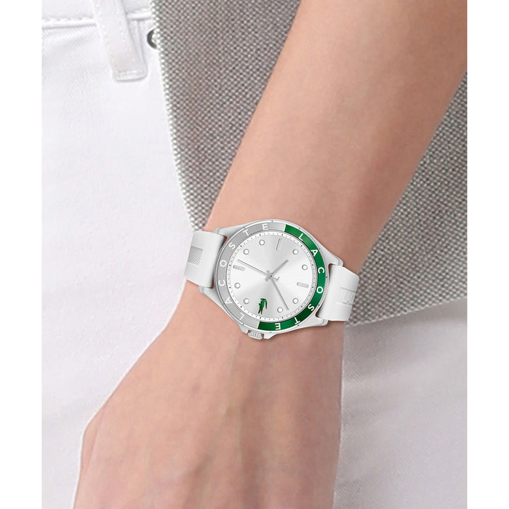 Lacoste Swing White Silicone Women's Watch - 2001265
