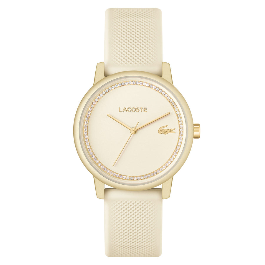 Lacoste Lacoste.12.12 Go Champagne Silicone Champagne Dial Women's Watch - 2001288