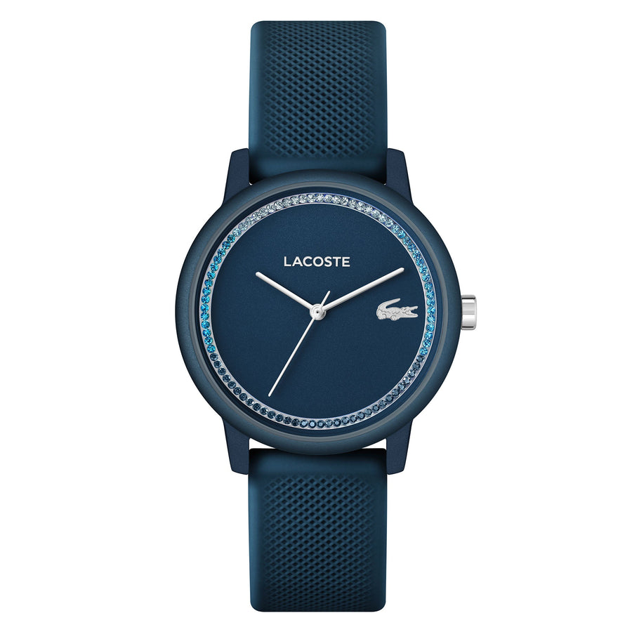 Lacoste Lacoste.12.12 Go Blue Silicone Blue Metallic Dial Women's Watch - 2001290