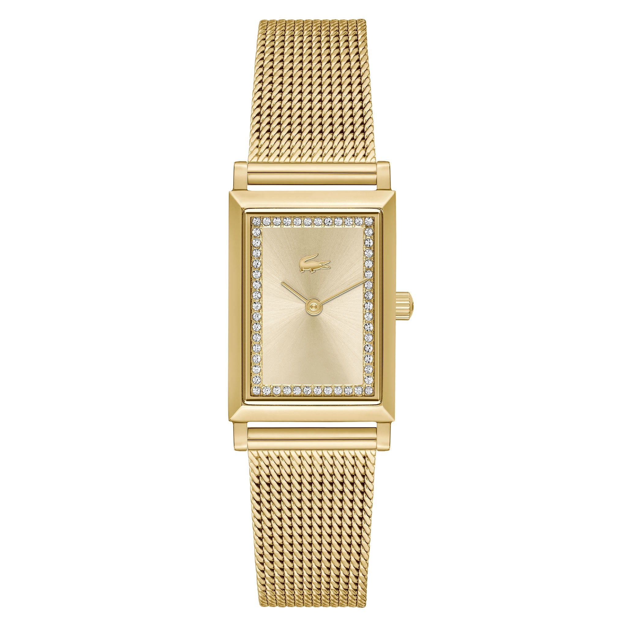 Lacoste Gold Steel Mesh Slim Women s Watch 2001315 The Watch Factory Australia