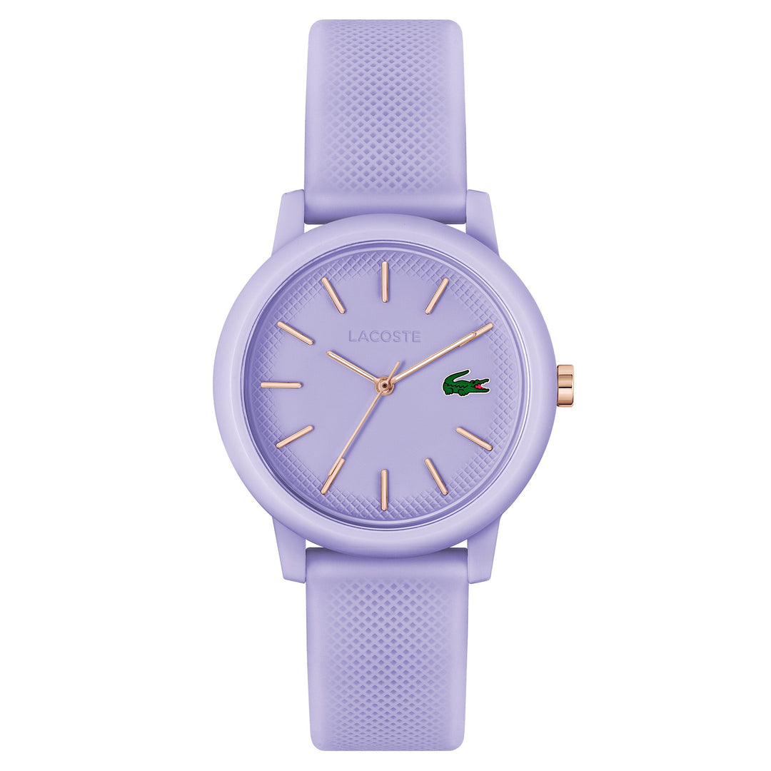 Lacoste Silicone Purple Dial Women's Watch - 2001317
