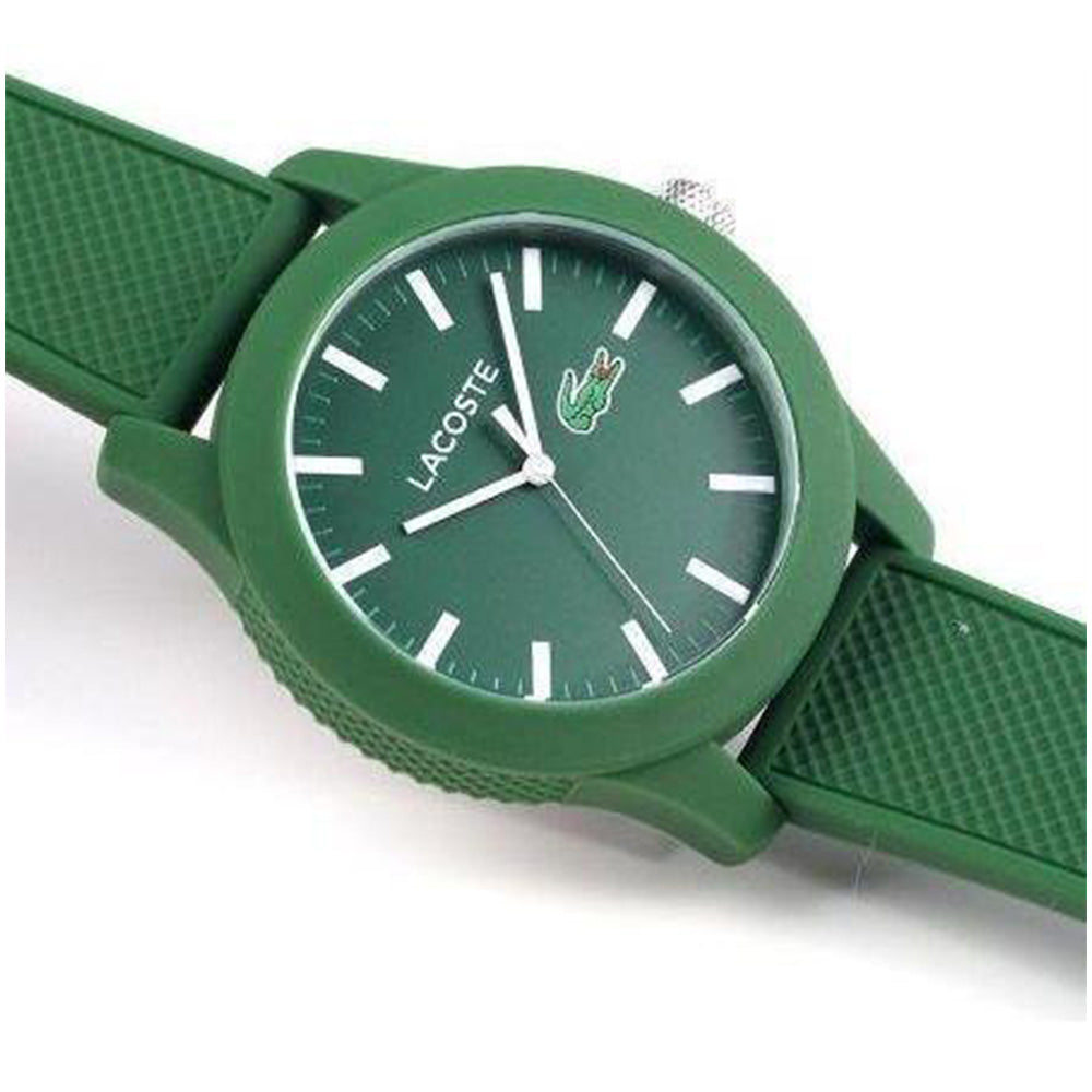 Lacoste. The 12.12 Men's Green Silicone Watch - 2010763