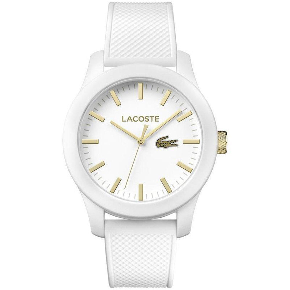 Lacoste The .12.12 Men's White Silicone Watch - 2010819
