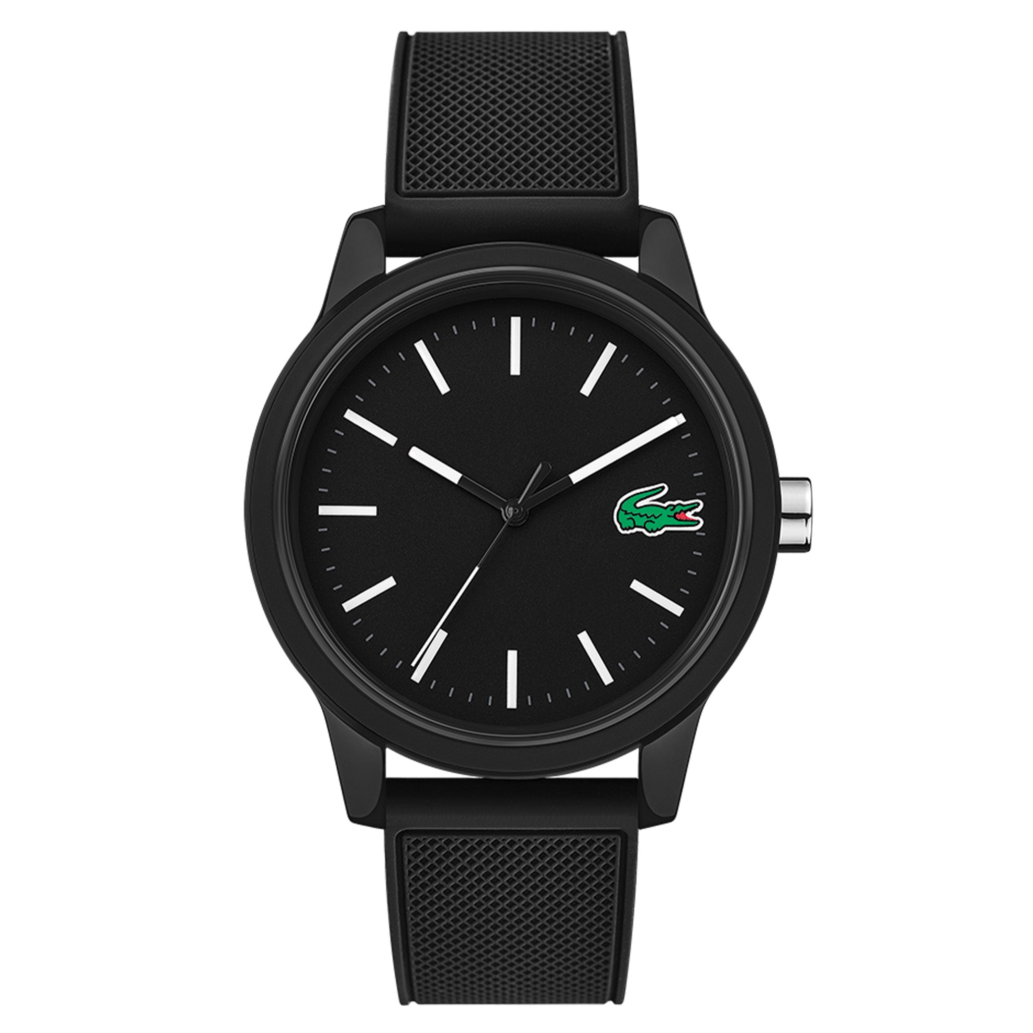 Black lacoste store watch men's