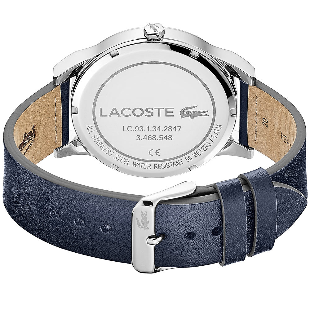 Lacoste Kyoto Blue Leather Men's Watch - 2011000